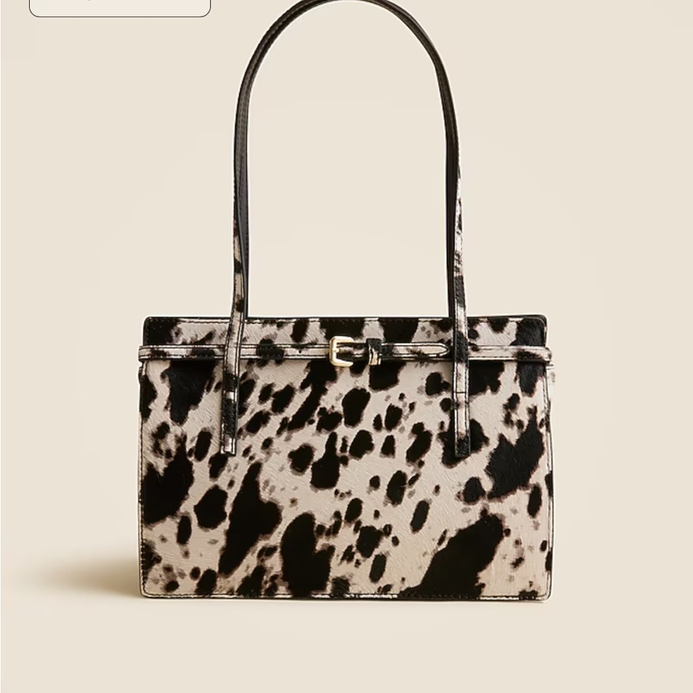 Elegant Black and White Women's Handbag